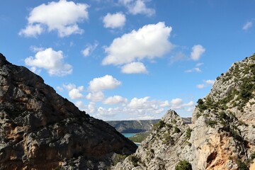 rock and sky