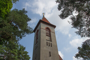 Obraz premium Exterior of St. Seraphim of Sarov Temple, Svetlogorsk, Russia.