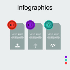 Business data visualization, infographics. Scheme of process elements using graphics, diagrams, rectangles curved into four stages, arrows, numbers, options, parts. Business vector for presentation