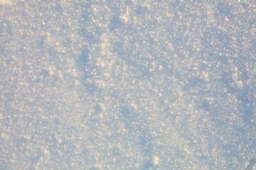texture of white sparkling snow