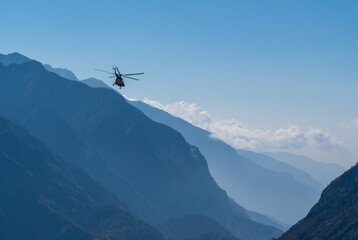 Fototapeta na wymiar Himalayas Nepal Everest Base Camp Trek
