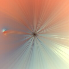 Obraz premium Abstract background with rays coming from the center. 3d backround with plastic effect, pastel colors