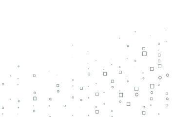 Light BLUE vector layout with rectangles, squares.