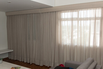 Decorative blinds, for decoration, sun protection and window care. used by architects and decorators.