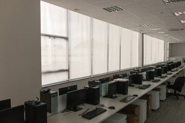 Decorative blinds, for decoration, sun protection and window care. used by architects and decorators.