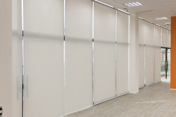 Decorative blinds, for decoration, sun protection and window care. used by architects and decorators.