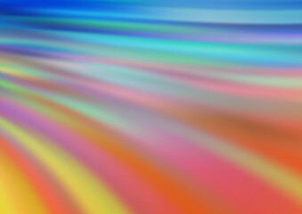 Light Blue, Yellow vector background with lava shapes.