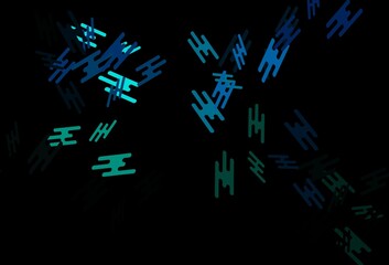 Dark Blue, Green vector layout with flat lines.