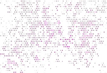Light Purple vector template with crystals, rectangles.