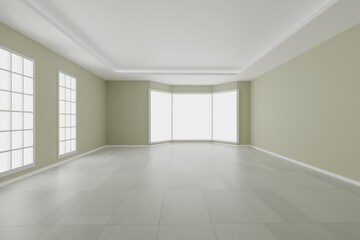 Fototapeta premium Empty room interior 3d rendering