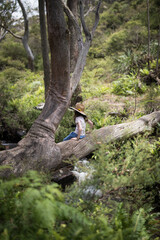 Girl in the bush