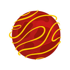 red planet illustration