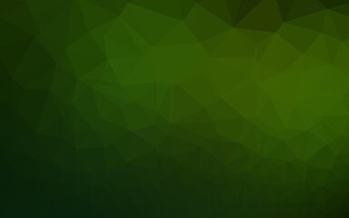 Obraz premium Light Green vector polygonal template.