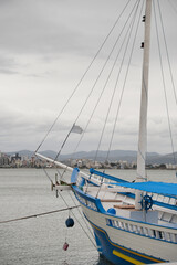 Obraz premium boat on the sea