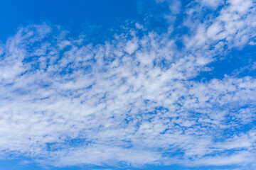 Naklejka na ściany i meble Refreshing blue sky and cloud background material_c_01