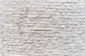  Painted white brick wall surface background