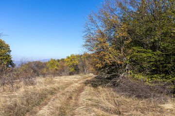 Autumn Landscape of Erul mountain near Golemi peak, Bulgaria