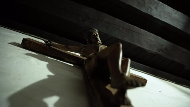 Close up of Jesus Christ figure 