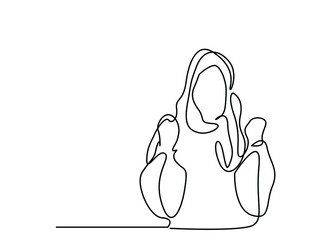 successful muslim hijab woman clenched fists