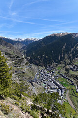 Fototapeta na wymiar Andorra - Mirador Roc del Quer