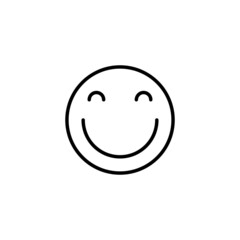 smile icon. smile emoticon icon. feedback sign and symbol