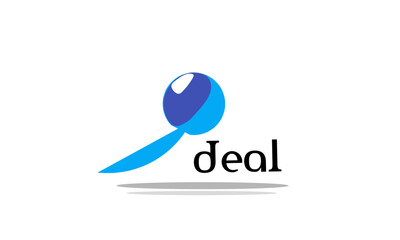 Deal points logo. Logo Template Design Vector. Vector illustration. 