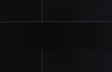 Obraz premium Black metallic background. Vector illustration.