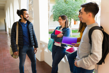 Taking a break between college classes