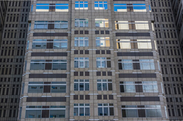 都庁　東京都庁　見上げた都庁　新緑　青空　ブルー　コピースペース　ビジネス