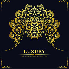 Luxury mandala background with golden arabesque pattern arabic islamic east style.decorative mandala for print, poster, cover, brochure, flyer, banner. 