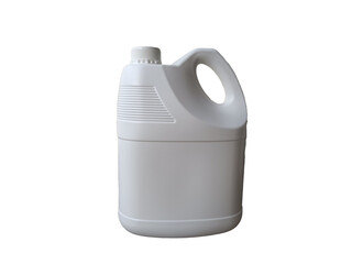 Obraz premium blank packaging white plastic gallon isolated on white background