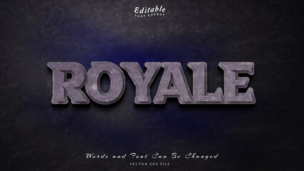 Obraz premium royale editable text effect, free font.