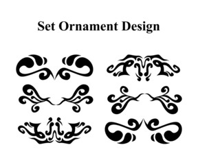 Elegant vector ornamental frame collection, set ornament design, elegant ornamental frame for book 