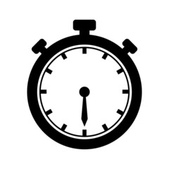 Stopwatch Icon Vector Design Template.