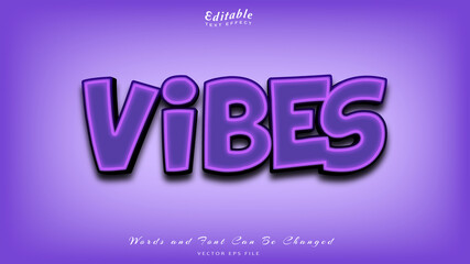 vibes editable text effect, free font