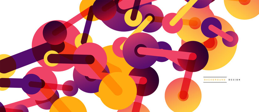 Network concept abstract background. Dots connection. Big data idea. Business template for wallpaper, banner, background or landing