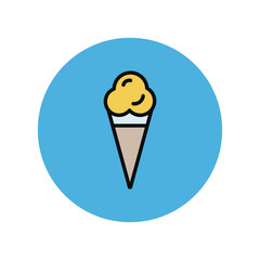 Cone Isolated Vector icon which can easily modify or edit

