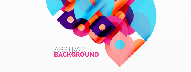 Colorful geometric pattern, minimal abstract background for wallpaper, banner, presentation