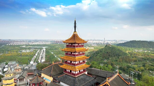 Wolf Mountain Scenic Area, Nantong City, Jiangsu province