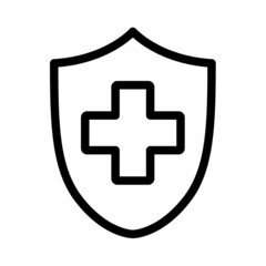 Obraz premium dermatologically tested health hygiene dermatology care single isolated icon with outline style