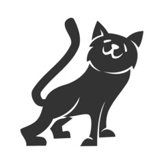 Cat spoiled Icon Illustration Brand Identity