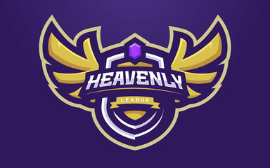 Modern and Creative Isolated Esports Tournament Badge Logo Vector for Gaming League or Sports Team