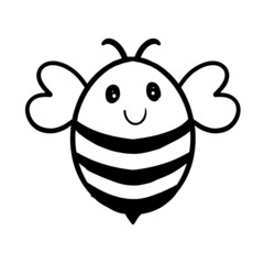 Bee insect icon