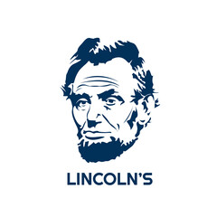 Lincoln's face vector illustration design is suitable for Lincoln's birthday or anniversary in Australia