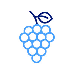 Grapes Isolated Vector icon which can easily modify or edit

