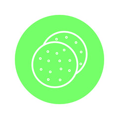 Food Donut Isolated Vector icon which can easily modify or edit

