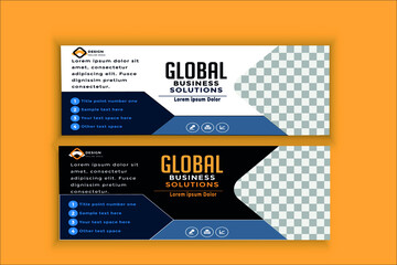 modern rollup design template for business presentation