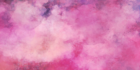 abstract watercolor background Cool and charming colorful galaxy painting background.