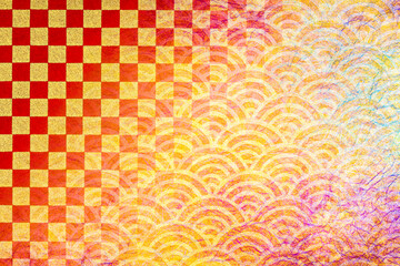 金色の和風背景