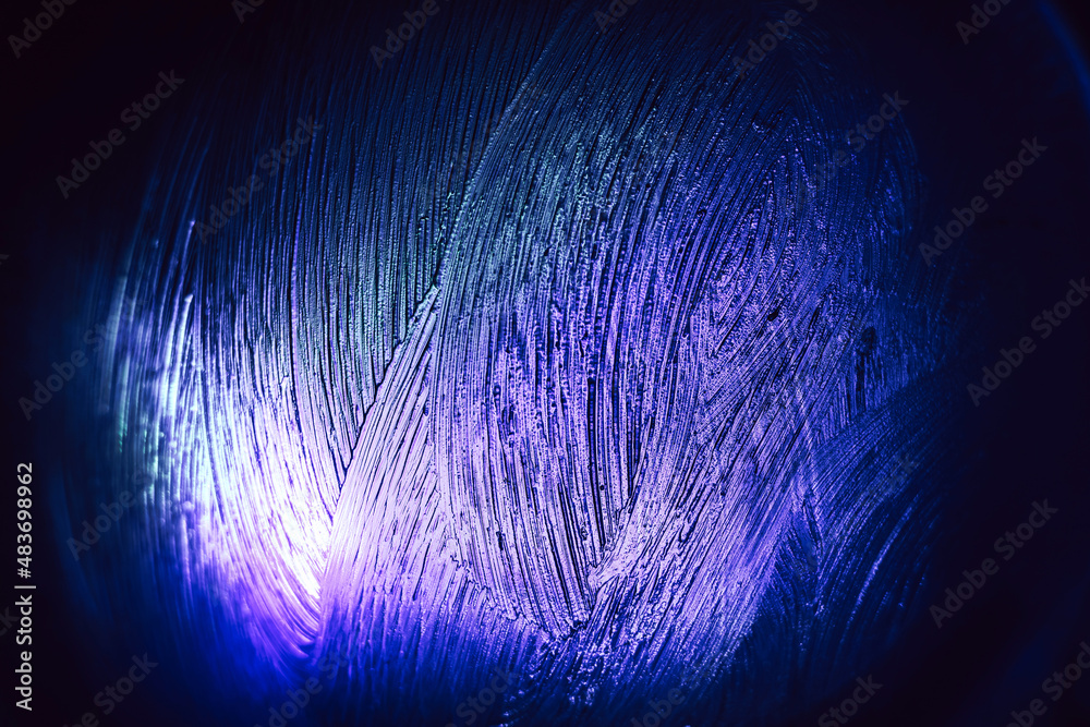 Aufkleber Beautiful abstract surreal texture on a light pastel dark magic. Background pattern for design. Macro photography view..